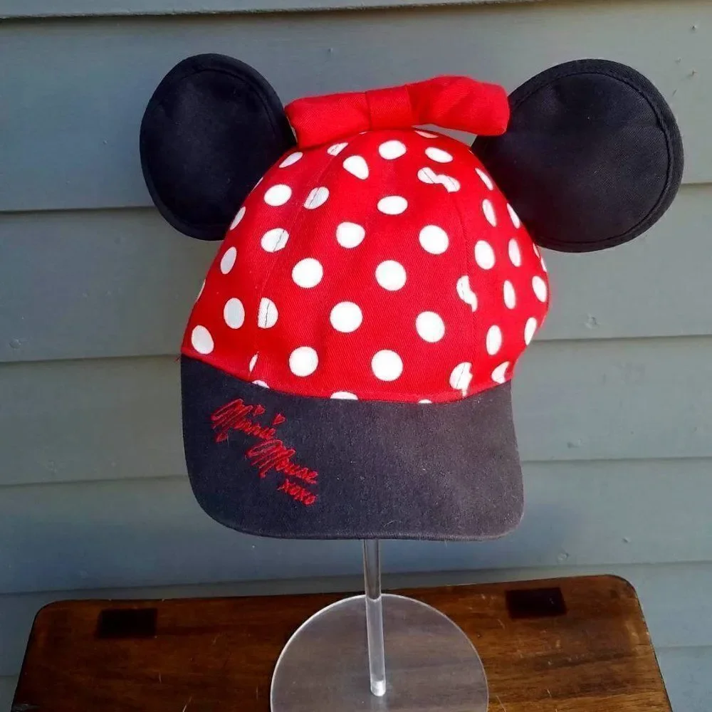 Disney World Minnie Mouse Cap with Ears Youth size